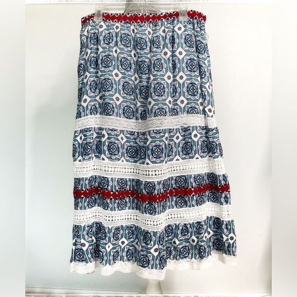 Anthropologie rinku linen blend skirt - Picture 1 of 6